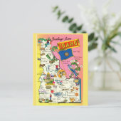 Idaho State Map Briefkaart (Staand voorkant)