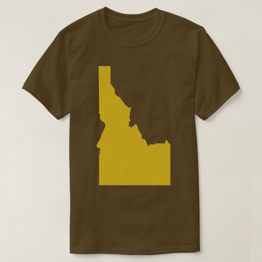 Idaho state map TShirt (Design voorkant)