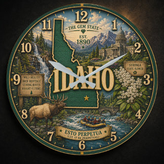 Idaho State Mountain Landscapes Grote Klok