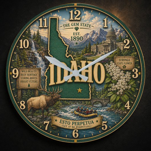 Idaho State Mountain Landscapes Grote Klok