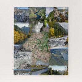 Idaho State Photo Collage 13 Afbeeldingen Jigzaag  Legpuzzel