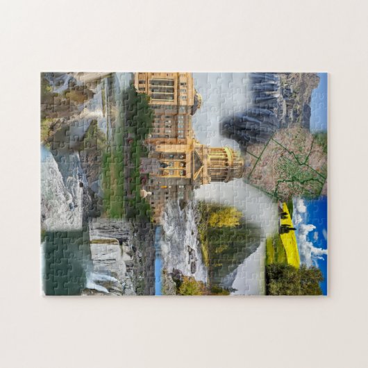 Idaho State Photo Collage 8 Afbeeldingen Jigzaag P Legpuzzel (Horizontaal)