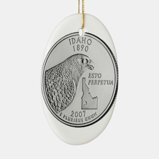 Idaho State Quarter Keramisch Ornament (Rechts)