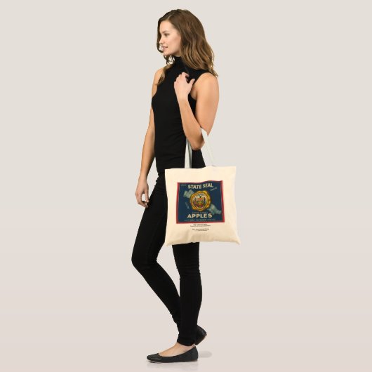 Idaho State Seal Apples Tote Bag (Voorkant (model))