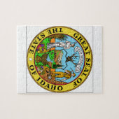 Idaho State Seal Legpuzzel (Horizontaal)