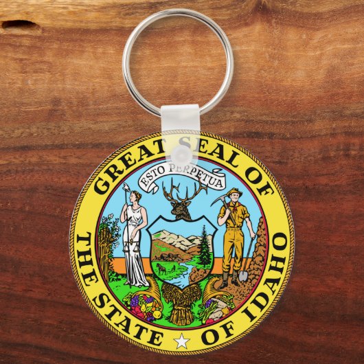 Idaho State Seal Sleutelhanger (Voorkant)