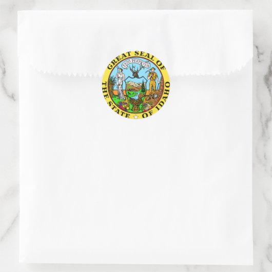 Idaho State Seal Sticker (Tas)