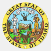 Idaho State Seal Stickers (Voorkant)