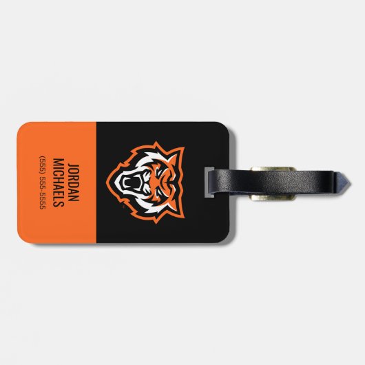 Idaho State University Bengaals Spirit Design Bagagelabel (Achterkant horizontaal)