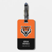 Idaho State University Bengaals Spirit Design Bagagelabel (Achterkant verticaal)