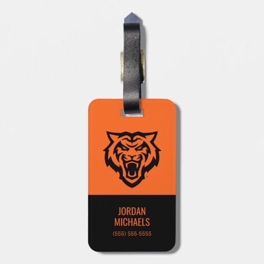Idaho State University Bengaals Spirit Design Bagagelabel (Achterkant verticaal)