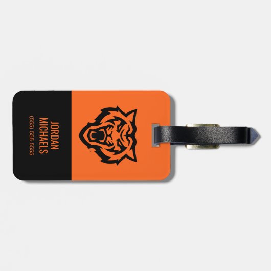 Idaho State University Bengaals Spirit Design Bagagelabel (Achterkant horizontaal)