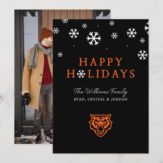 Idaho State University Bengaals Spirit Design Feestdagenkaart (Voorkant / Achterkant)