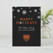 Idaho State University Bengaals Spirit Design Feestdagenkaart (Staand voorkant)