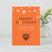 Idaho State University Bengaals Spirit Design Feestdagenkaart (Staand voorkant)