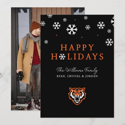 Idaho State University Bengaals Spirit Design Feestdagenkaart (Voorkant / Achterkant)