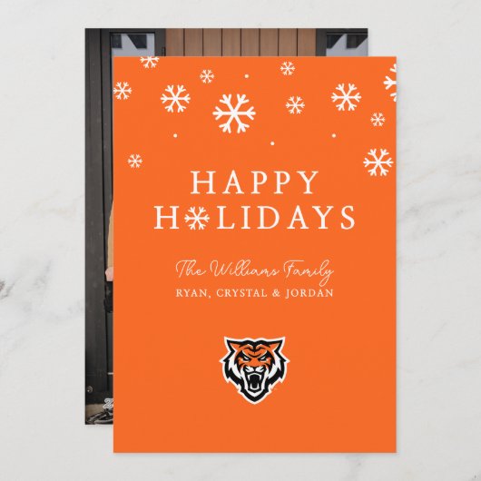 Idaho State University Bengaals Spirit Design Feestdagenkaart (Voorkant / Achterkant)