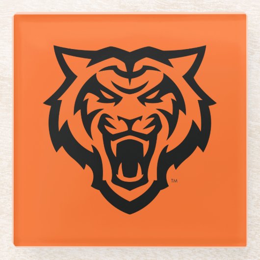 Idaho State University Bengaals Spirit Design Glazen Onderzetter (Voorkant)