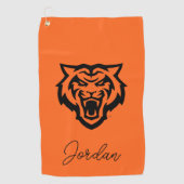 Idaho State University Bengaals Spirit Design Golfhanddoek (Voorkant)