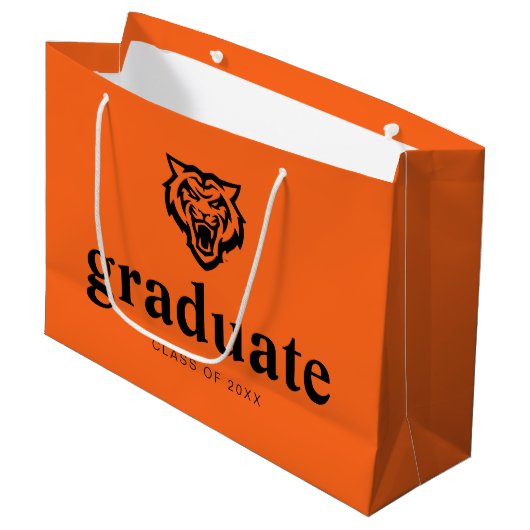 Idaho State University Bengaals Spirit Design Groot Cadeauzakje (Voorkant Gekanteld)