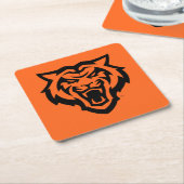 Idaho State University Bengaals Spirit Design Kartonnen Onderzetters (Schuin)