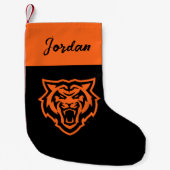 Idaho State University Bengaals Spirit Design Kleine Kerstsok (Voorkant)