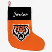 Idaho State University Bengaals Spirit Design Kleine Kerstsok (Voorkant)