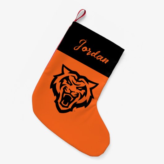 Idaho State University Bengaals Spirit Design Kleine Kerstsok (Voorkant (Hangend))