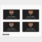 Idaho State University Bengaals Spirit Design Rechthoekige Sticker (Vel)