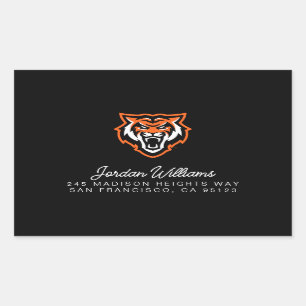 Idaho State University Bengaals Spirit Design Rechthoekige Sticker