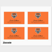 Idaho State University Bengaals Spirit Design Rechthoekige Sticker (Vel)