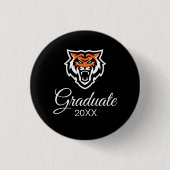 Idaho State University Bengaals Spirit Design Ronde Button 3,2 Cm (Voorkant)