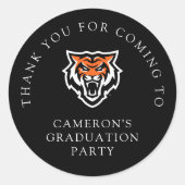 Idaho State University Bengaals Spirit Design Ronde Sticker (Voorkant)