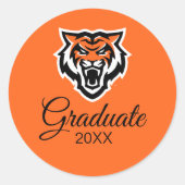 Idaho State University Bengaals Spirit Design Ronde Sticker (Voorkant)