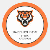 Idaho State University Bengaals Spirit Design Ronde Sticker (Voorkant)