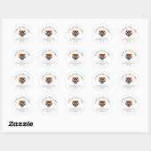 Idaho State University Bengaals Spirit Design Ronde Sticker (Vel)