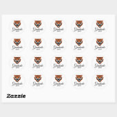 Idaho State University Bengaals Spirit Design Ronde Sticker (Vel)