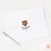 Idaho State University Bengaals Spirit Design Ronde Sticker (Envelop)