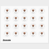 Idaho State University Bengaals Spirit Design Ronde Sticker (Vel)