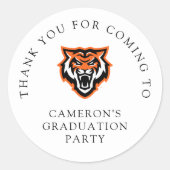 Idaho State University Bengaals Spirit Design Ronde Sticker (Voorkant)
