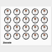 Idaho State University Bengaals Spirit Design Ronde Sticker (Vel)