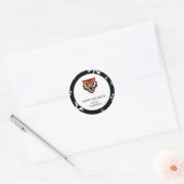 Idaho State University Bengaals Spirit Design Ronde Sticker (Envelop)