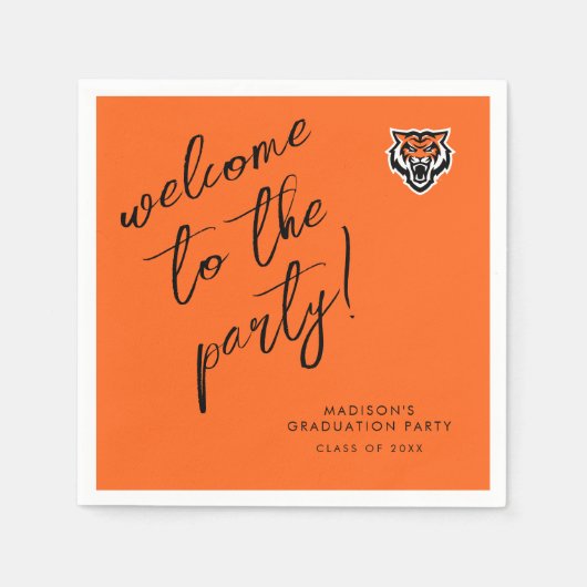 Idaho State University Bengaals Spirit Design Servet (Voorkant)