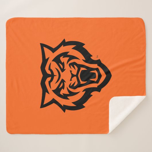 Idaho State University Bengaals Spirit Design Sherpa Deken (Voorkant (horizontaal))
