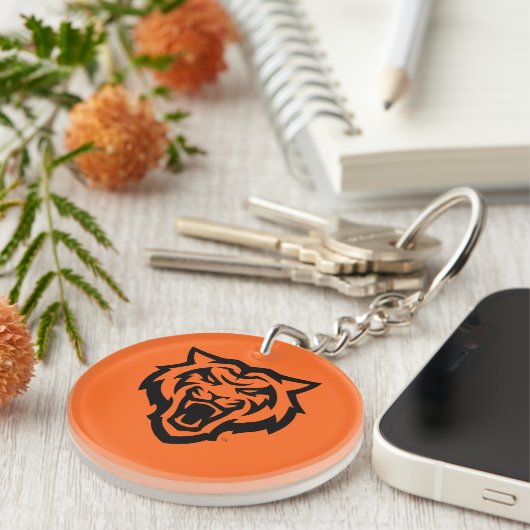 Idaho State University Bengaals Spirit Design Sleutelhanger (Voorkant Rechts)