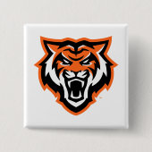 Idaho State University Bengaals Spirit Design Vierkante Button 5,1 Cm (Voorkant)