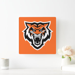 Idaho State University Bengaals Spirit Design Vierkante Klok