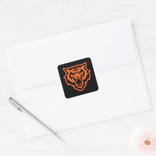 Idaho State University Bengaals Spirit Design Vierkante Sticker (Envelop)