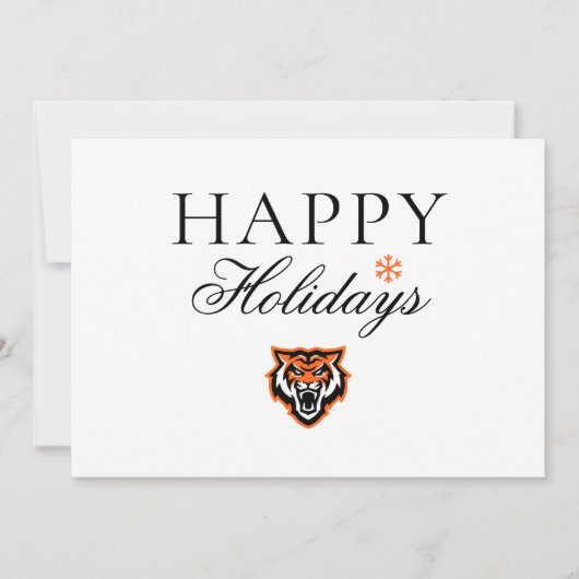 Idaho State University Bengals Spirit Design Feestdagenkaart (Voorkant)