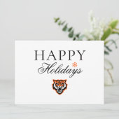 Idaho State University Bengals Spirit Design Feestdagenkaart (Staand voorkant)